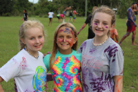 Group of youth at camp cloverleaf