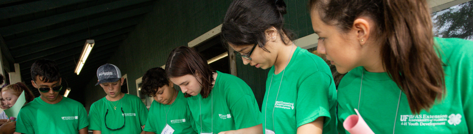 Banner image of youth at camp cherry lake